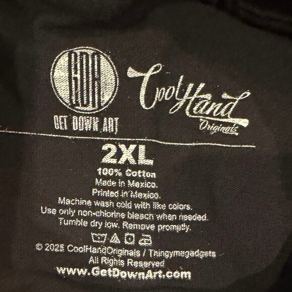 GET DOWN ART Straight Outta Nightmare Tee in Black Size 2XL New without Tag - Picture 4 of 4